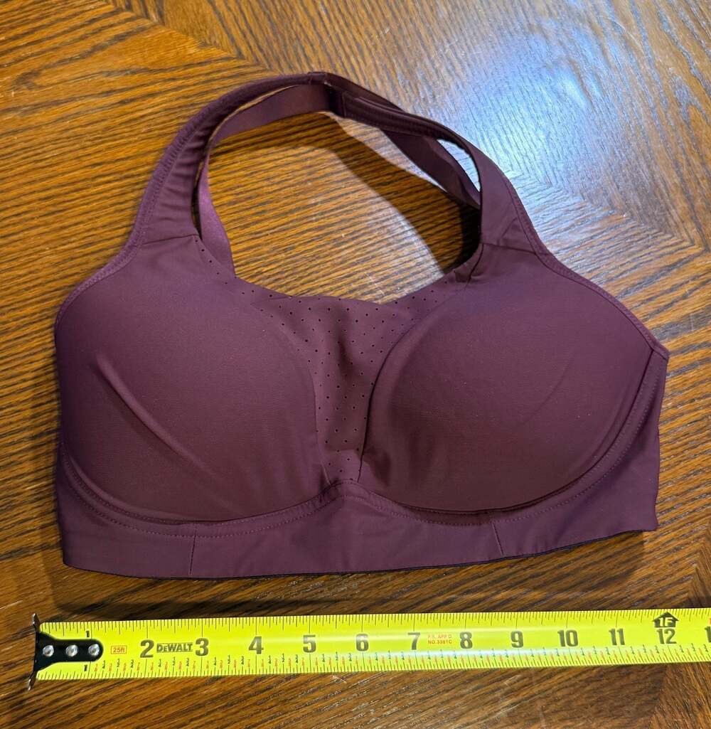 Lululemon Fine Form Sports Bra Burgundy High Impact 32DD